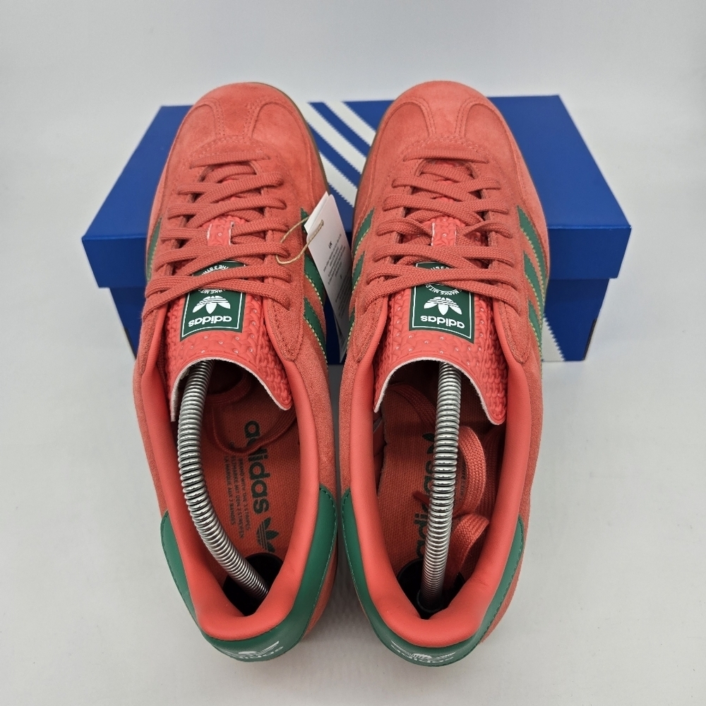 New Adidas Gazelle Indoor 'Preloved Scarlet Court Green' Men's Shoes Size 12 - Picture 5 of 8